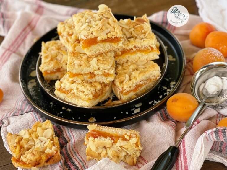 Apricot Cake with Grated Dough