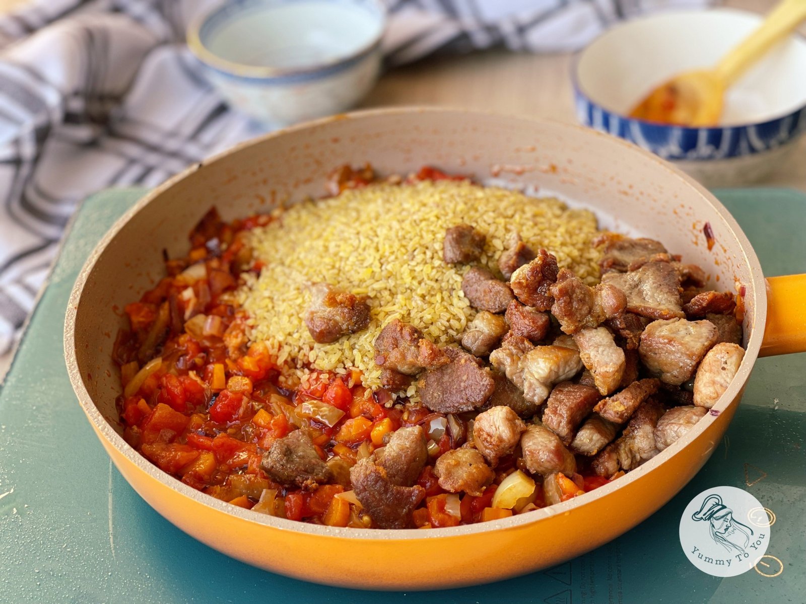 adaugare si gatire bulgur 1 adaugare si gatire bulgur 1