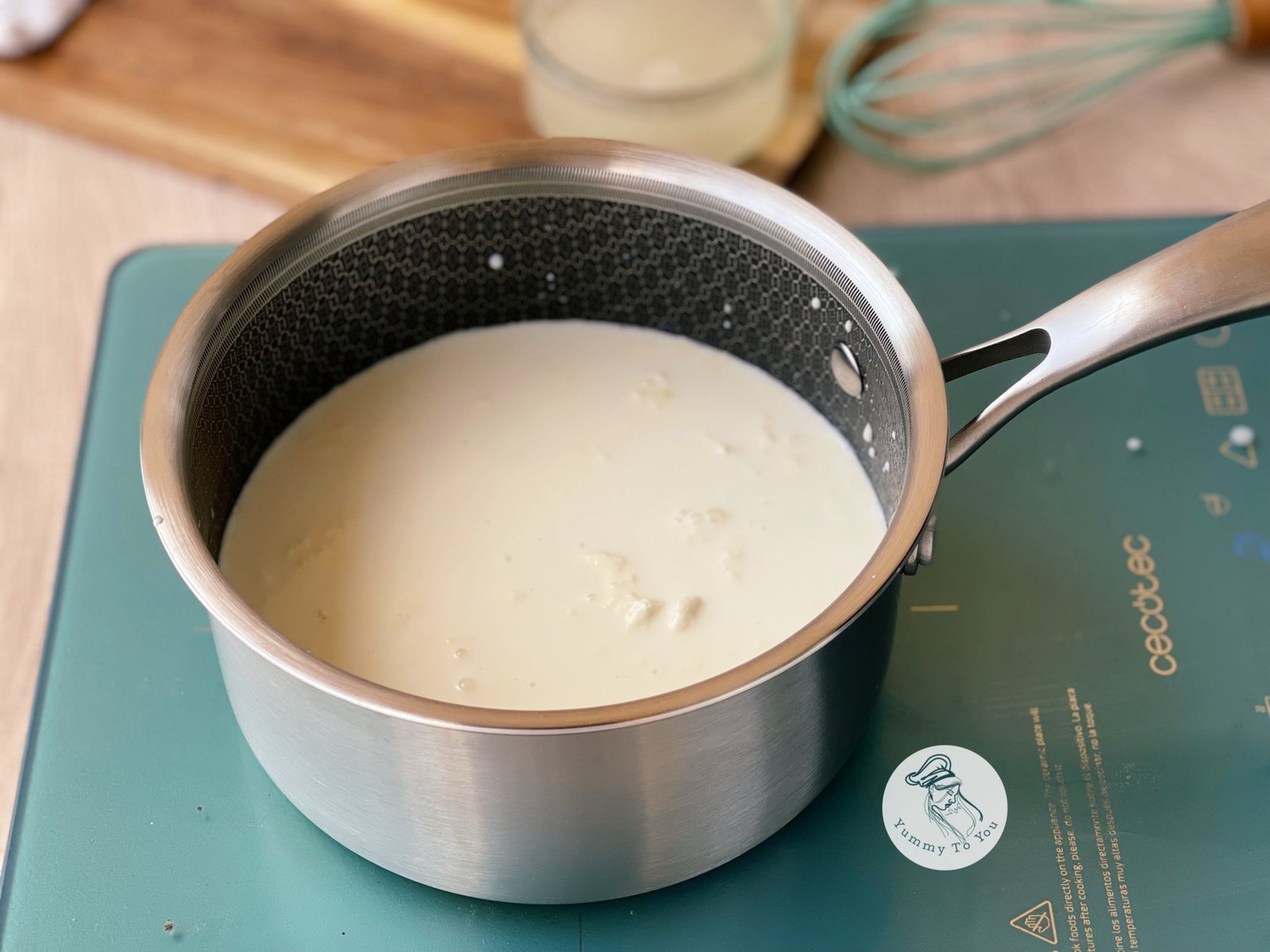 pregatire baza panna cotta pregatire baza panna cotta