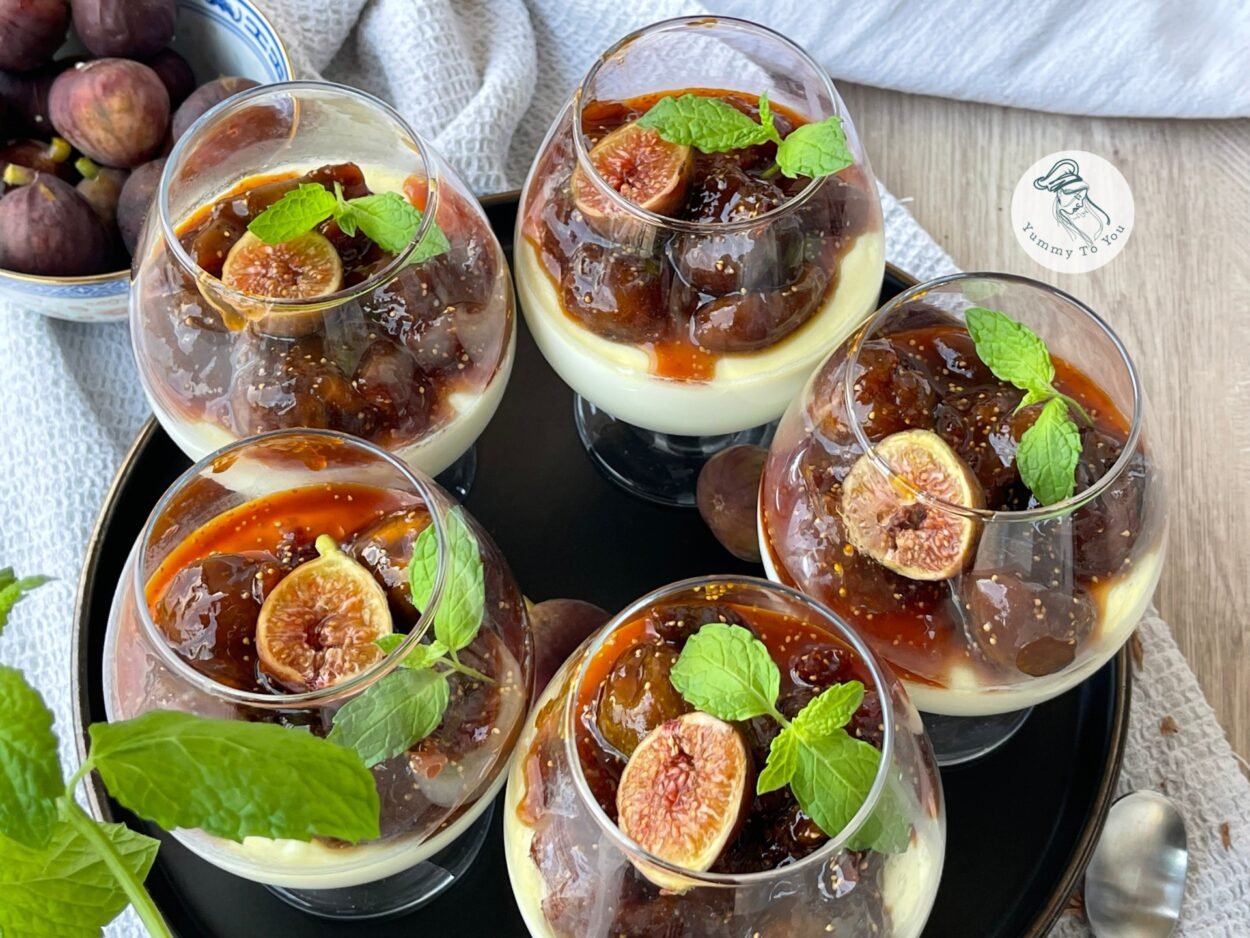 Caramelised Fig Panna Cotta – An Elegant and Creamy Italian Dessert