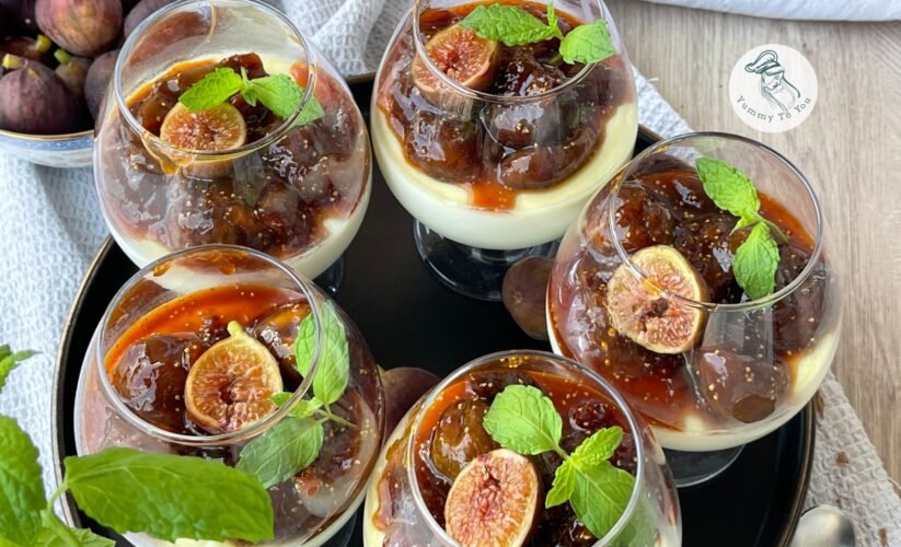 Panna cotta cu smochine caramelizate cover photo