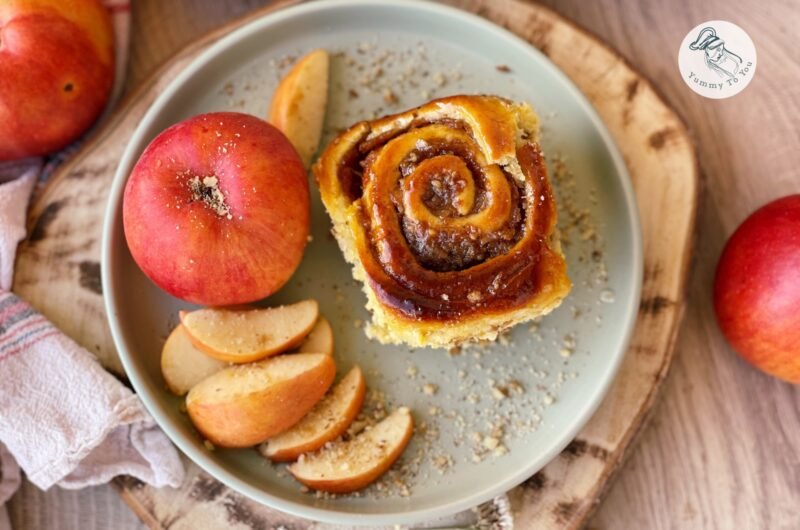 Apple, Walnut, and Cinnamon Rolls