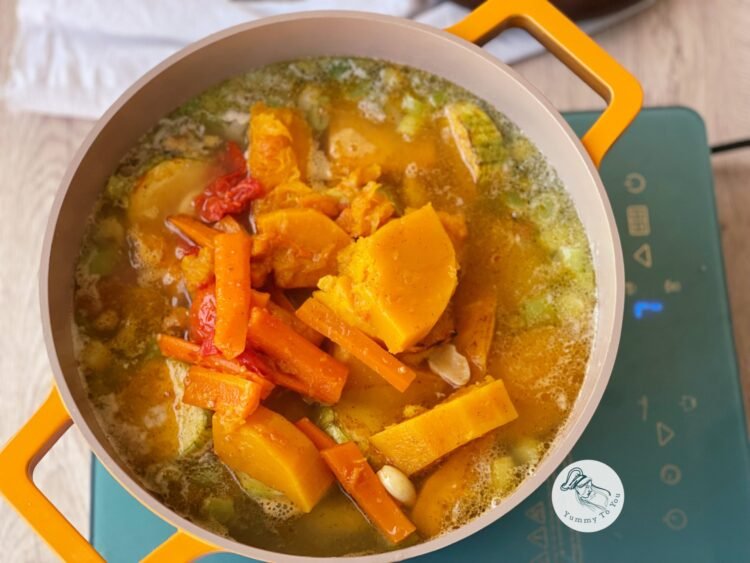 adaugare legume coapte in supa adaugare legume coapte in supa